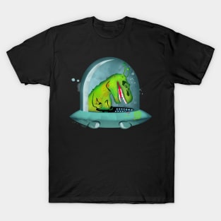 dinosaurs love Alien T-Shirt
